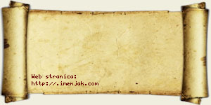 Jana Buzurović vizit kartica